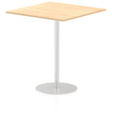 Dynamic Italia 1000mm Poseur Square Table Maple Top 1145mm High Leg ITL0361 DD